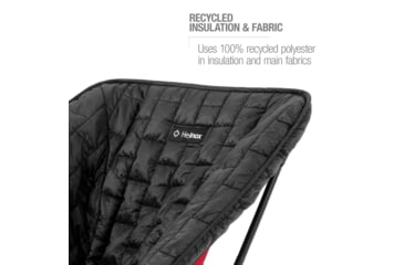 Image of Helinox Chair One Reversible Seat Warmer, Black/Flow Line, 12456