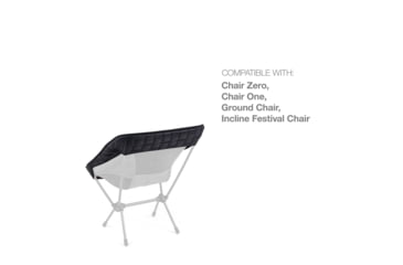 Image of Helinox Chair One Reversible Seat Warmer, Black/Flow Line, 12456