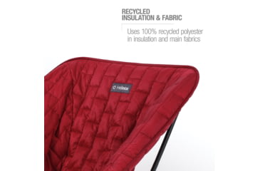 Image of Helinox Chair One Reversible Seat Warmer, Scarlet/Iron, 12457