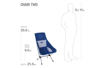 Image of Helinox Chair Two, Blue Block, 12882R1