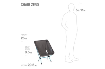 Image of Helinox Chair Zero High Back, Black, 10559
