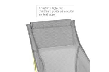 Image of Helinox Chair Zero High Back, Grey, 10560