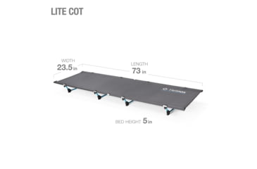 Image of Helinox Cot Lite, Black, 10607R2