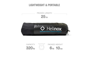 Image of Helinox Cot One Convertible, Insulated, Black, 10681