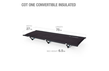 Image of Helinox Cot One Convertible, Insulated, Black, 10681