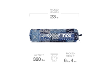 Image of Helinox Cot One Convertible, Long, Blue Bandana, 10694