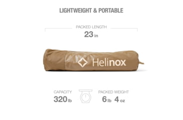 Image of Helinox Cot One Convertible, Long, Coyote Tan, 10680