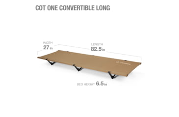 Image of Helinox Cot One Convertible, Long, Coyote Tan, 10680