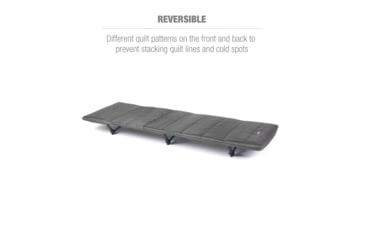 Image of Helinox Cot One Reversible Cot Warmer, Black/Iron, 12510
