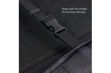 Image of Helinox Cot One Reversible Cot Warmer, Black/Iron, 12510