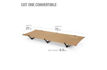 Image of Helinox Cots One Convertible, Coyote Tan, Regular, 10645R2
