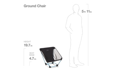 Image of Helinox Ground Chair, Black, 10501R1