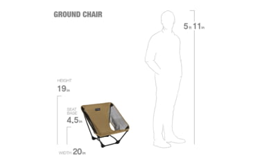 Image of Helinox Ground Chair, Coyote Tan, 10503R1