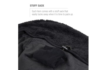 Image of Helinox High-Back Seat Warmer Chair Two, Black Fleece, 12480