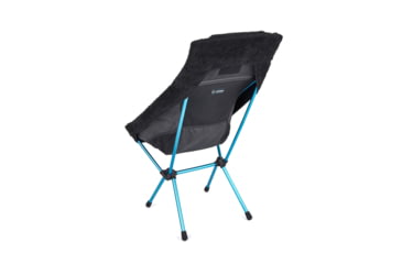 Image of Helinox High-Back Seat Warmer Sunset/Beach Chair, Black Fleece, 12481