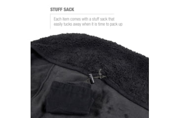 Image of Helinox High-Back Seat Warmer Sunset/Beach Chair, Black Fleece, 12481