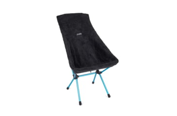 Image of Helinox High-Back Seat Warmer Sunset/Beach Chair, Black Fleece, 12481