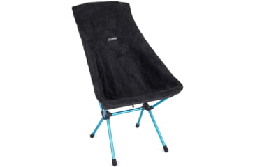 Image of Helinox High-Back Seat Warmer Sunset/Beach Chair, Black Fleece, 12481