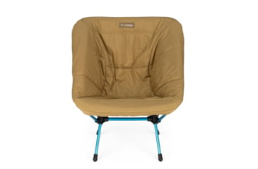 Image of Helinox Quilted Warmers Chair One/Zero/Swivel, Black/Coyote Tan, 10002781