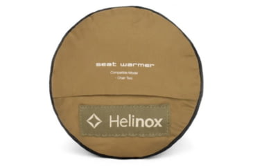 Image of Helinox Reversible Seat Warmer, Quilted, Chair Two, Black/Coyote Tan, 10002783