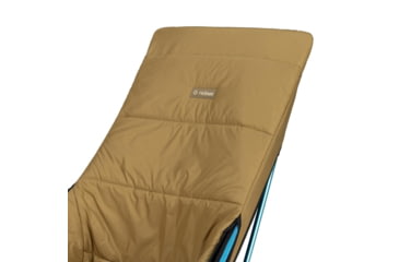 Image of Helinox Reversible Seat Warmer, Quilted, Savanna/Playa Chair, Black/Coyote Tan, 10002785