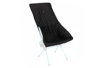 Image of Helinox Reversible Seat Warmer, Quilted, Savanna/Playa Chair, Black/Coyote Tan, 10002785