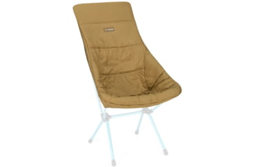 Image of Helinox Reversible Seat Warmer, Quilted, Sunset/Beach Chair, Black/Coyote Tan, 10002784