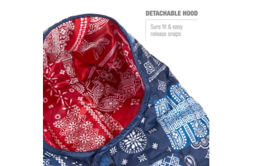 Image of Helinox Toasty Savanna/Playa Chair, Blue &amp; Red Bandana, 12495