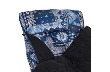 Image of Helinox Toasty Sunset/Beach Chair, Blue &amp; Red Bandana, 12494