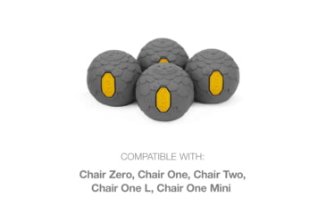 Image of Helinox Vibram Ball Feet Set, Grey, 45mm, 12789