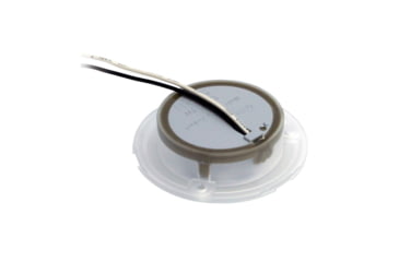Image of Hella Marine 24V LED Round Courtesy Lamp w/ White Bezel, Red, 980508241