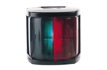 Image of Hella Marine Incandescent Bi-Color Navigation 12V LED Light w/ Housing, 2nm, Black, 2984315