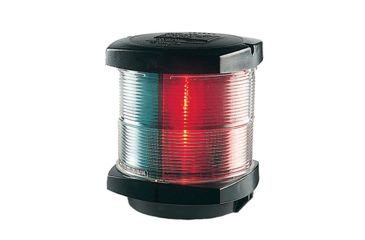 Image of Hella Marine Incandescent Tri-Color Navigation 12V LED Light w/ Housing, 2nm, Black, 2984535