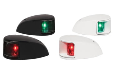 Image of HELLA Nav Light LED, Pair, 2nm, Clear Lens, Black, White