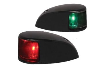 Image of HELLA Nav Light LED, Pair, 2nm, Color Lens, Black HL-980620801