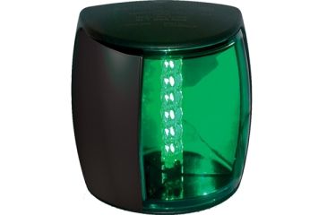 Image of Hella Marine NaviLED PRO Starboard LED Navigation Lamp w/ Green Lens/ Housing, 2nm, Black, 959908001