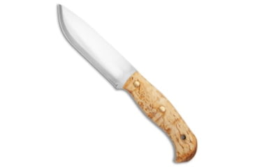 Image of Helle Helle Knives Nord Sleipner Fixed Blade Knife Curly Birch 5.88&quot; Satin #1670, Wood, Sleipner, adult, BHQ-203835