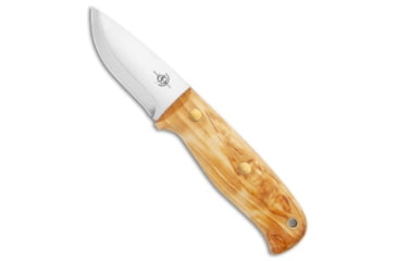 Image of Helle Helle Wabakimi Outdoor Fixed Blade Knife Curly Birch 3.5&quot; Polish #630, Wood, Sleipner, adult, BHQ-89951