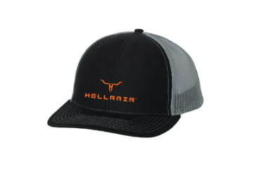 Image of HELLRAZR Logo Trucker Cap, Black/Charcoal, TRUCK-C-RTC-0112