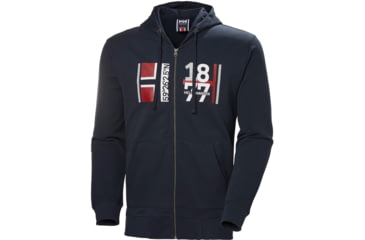 Image of Helly Hansen 1877 Full Zip Hoodie - Mens, Navy, Extra Large, 53226-598-XL