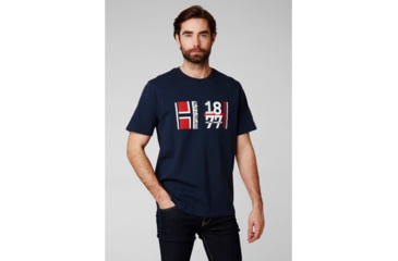 Image of Helly Hansen 1877 T-Shirt - Mens, Navy, Extra Large, 53227-598-XL