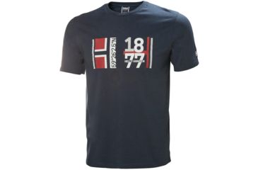 Image of Helly Hansen 1877 T-Shirt - Mens, Navy, Extra Large, 53227-598-XL