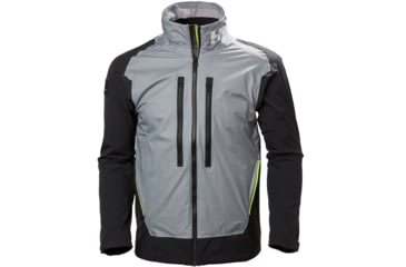 Image of Helly Hansen Aegir H2Flow Jacket - Mens, Silver Grey, Small, 33905-820-S
