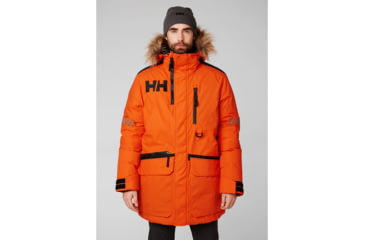 Image of Helly Hansen Arctic Patrol Parka - Mens, Bright Orange, Large, 53320-226-L