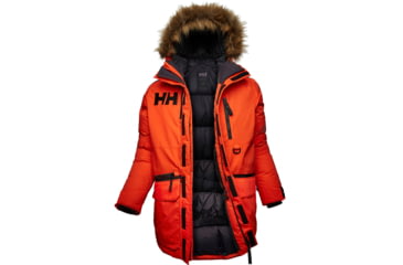 Image of Helly Hansen Arctic Patrol Parka - Mens, Bright Orange, Large, 53320-226-L