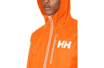 Image of Helly Hansen Belfast Rain Jacket - Mens, Bright Orange, Large, 53271-226-L