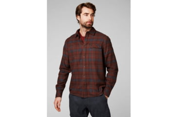 Image of Helly Hansen Classic Check Long Sleeve Shirt - Mens, Andorra Plaid, 2XL, 62923-229-2XL