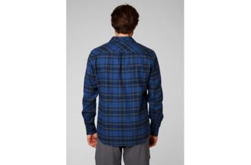 Image of Helly Hansen Classic Check Long Sleeve Shirt - Mens, Blue Fog Plaid, 2XL, 62923-625-2XL