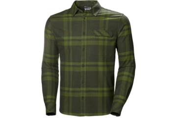 Image of Helly Hansen Classic Check Long Sleeve Shirt - Mens, Forest Night Plaid, Large, 62923-469-L