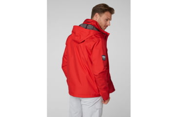 Image of Helly Hansen Crew Hooded Jacket - Mens, Alert Red, Extra Large, 33875-222-XL